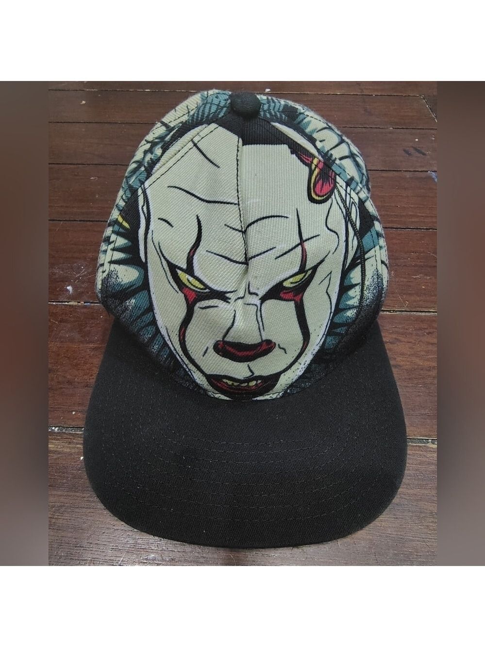 Movie IT Pennywise Snapback Killer Clown Graphic